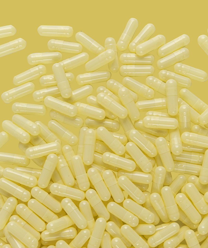 Customed All yellow 00# 00#el 0# 0#el 1# 1#el 2# 3# 4# 5# Gelatin hollow capsule
