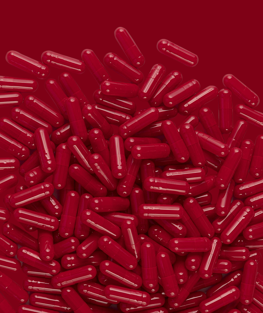 Customed All red 00# 00#el 0# 0#el 1# 1#el 2# 3# 4# 5# Gelatin hollow capsule